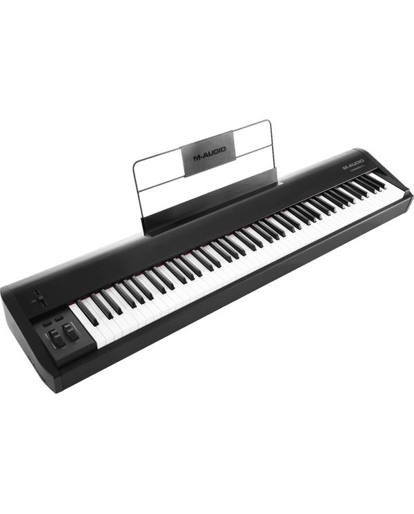 Piano numérique à 88 touches avec clavier à action marteau graduée pleine  taille avec support de meuble, piano électrique USB/MIDI for débutant et  professionnel (Color : White) : : Instruments de musique